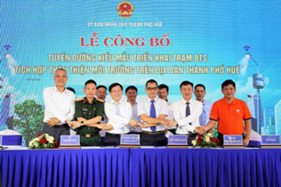 Lễ công bố tuyến đường kiểu mẫu triển khai trạm BTS tích hợp thân thiện môi trường trên địa bàn thành phố Huế - Ảnh 8.