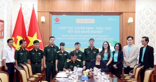 GSM cooperates with Thai Son Center to create sustainable jobs for demobilized soldiers