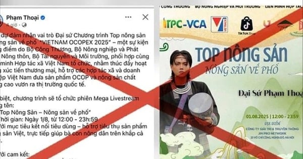 L'information selon laquelle Pham Thoai est l'ambassadeur du VIETNAM OCOPEX 2025 est fausse.