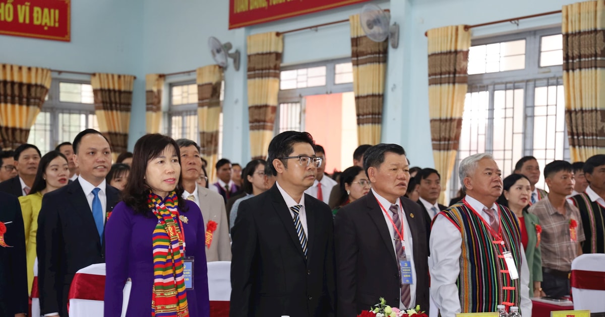Image of the 1st Congress of Truong Xuan Commune Party Committee, term 2025 - 2030