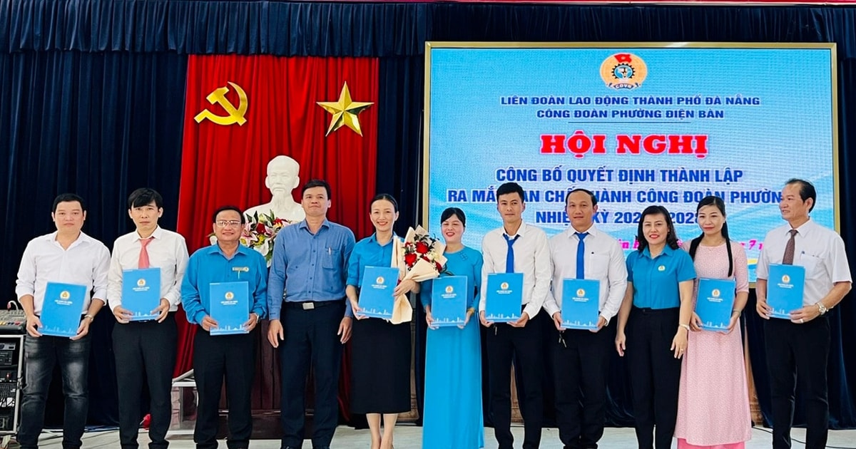 Thành lập Công đoàn phường Điện Bàn