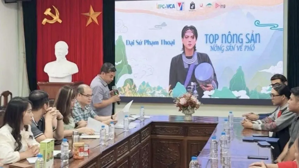 Пресс-конференция Вьетнамского кооперативного альянса, 29 июля. Фото: HAI SON
