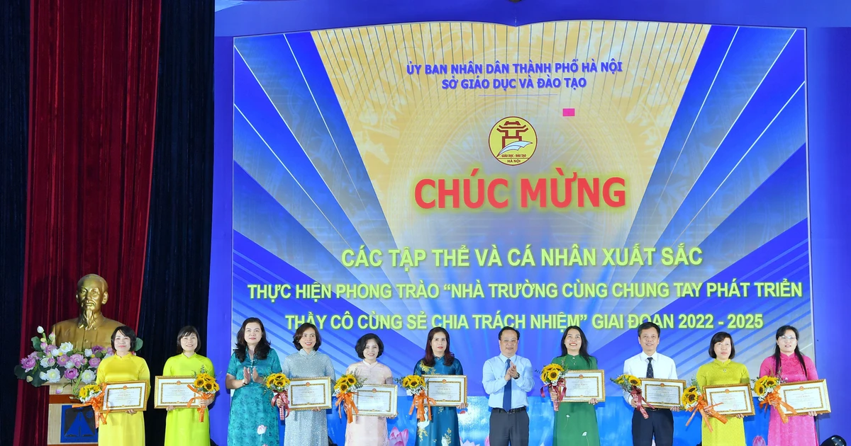 Hà Nội duy trì phong trào 'Nhà trường cùng chung tay phát triển'