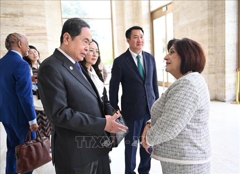 Chủ tịch Quốc hội Trần Thanh Mẫn gặp Trưởng đoàn các nước nhân dịp dự Hội nghị các Chủ tịch Quốc hội thế giới- Ảnh 2.