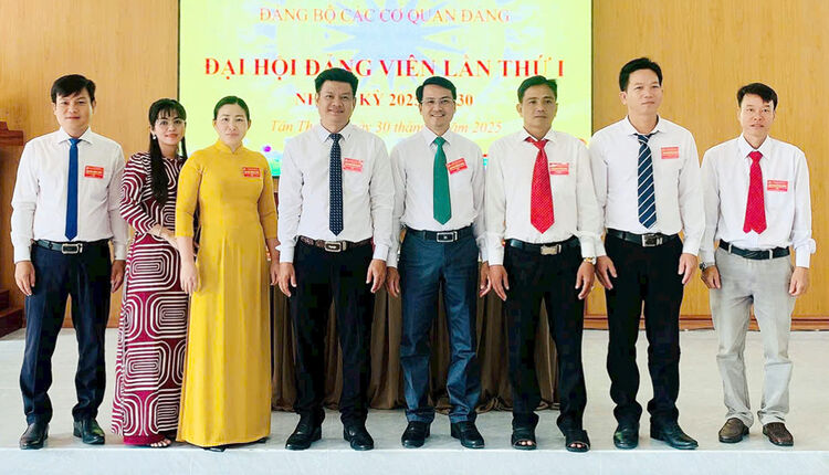មហាសន្និបាតបក្សរបស់ទីភ្នាក់ងារបក្សឃុំ Tan Thanh អាណត្តិ 2025-2030