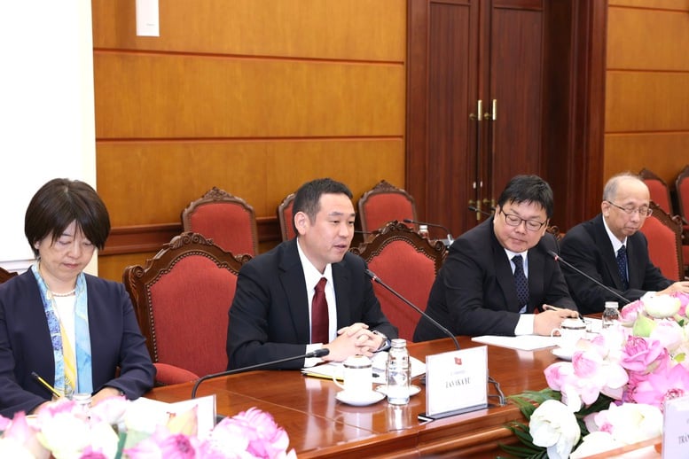 Thường trực Ban Bí thư Trần Cẩm Tú tiếp Đoàn đại biểu Đảng Cộng sản Nhật Bản- Ảnh 3.