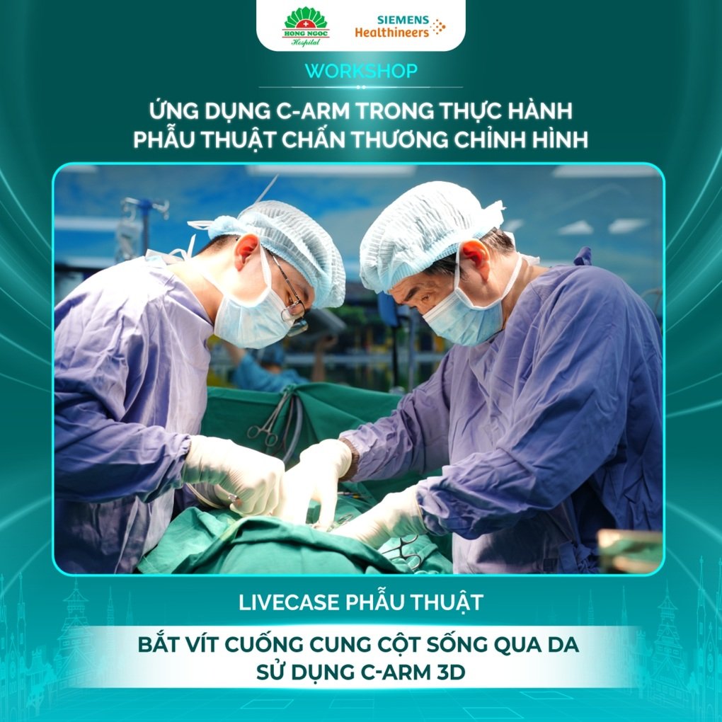 Bệnh viện Hồng Ngọc hợp tác quốc tế ứng dụng C-arm trong phẫu thuật chấn thương chỉnh hình - 4