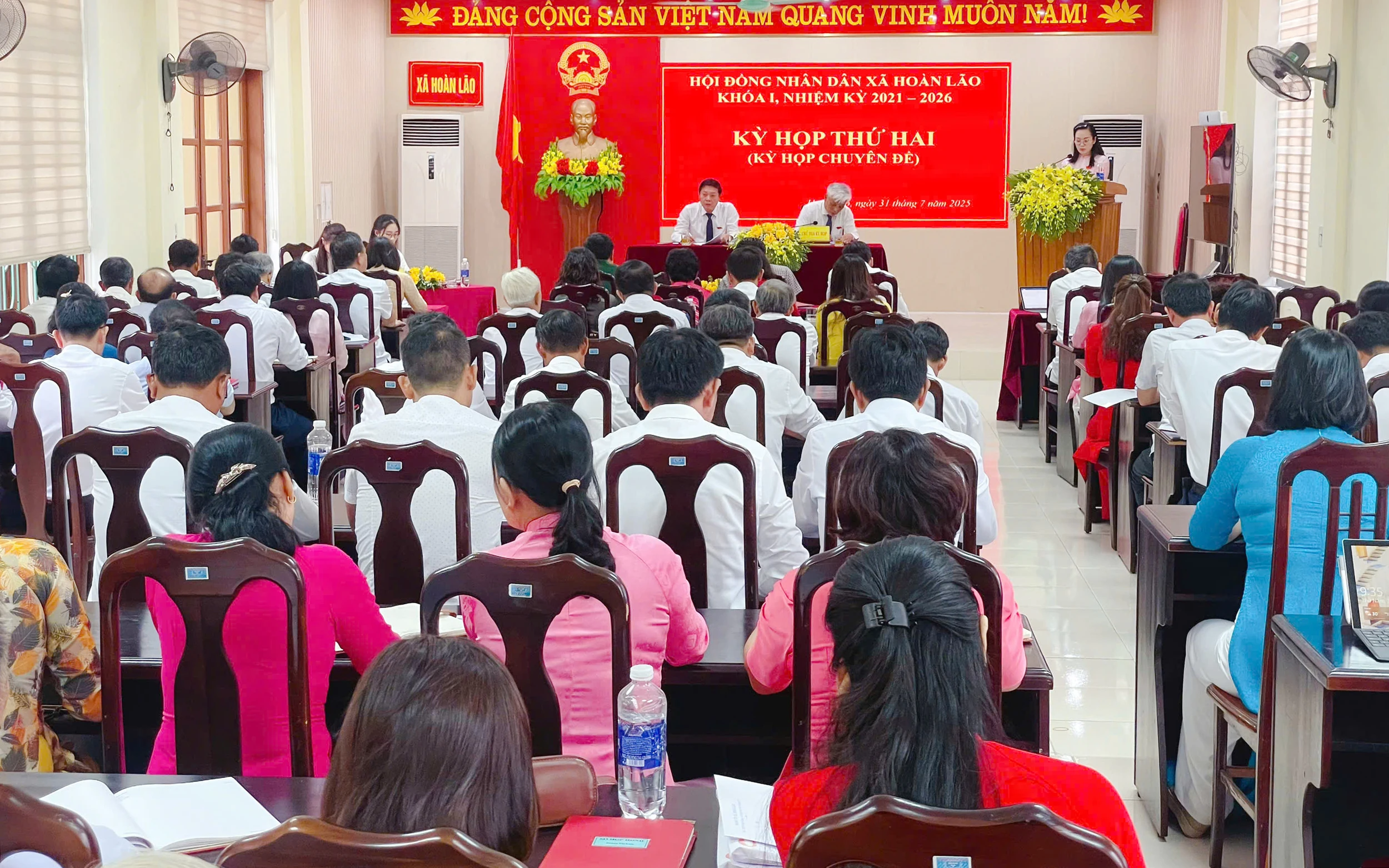HĐND xã Hoàn Lão: Thông qua các nghị quyết quan trọng