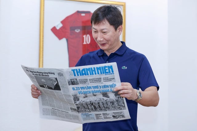 HLV Kim Sang-sik hé lộ đòn tâm lý cực 'độc': U.23 Việt Nam thắng là đương nhiên!- Ảnh 3.