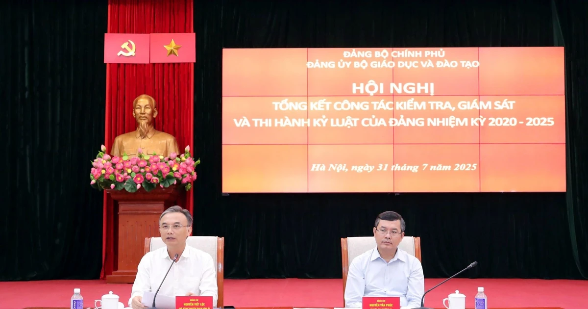 គណៈកម្មាធិការបក្សនៃក្រសួងអប់រំ និងបណ្តុះបណ្តាល បូកសរុបការងារអធិការកិច្ច ត្រួតពិនិត្យ និងអនុវត្តវិន័យគណបក្ស។