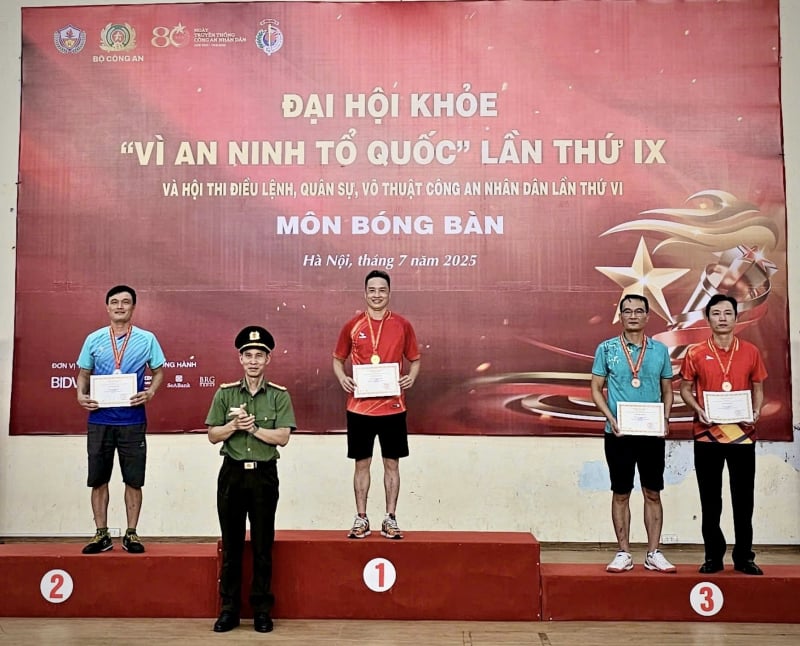 Đội Bộ tư lệnh Cảnh sát cơ động đoạt Huy chương Vàng môn Bóng đá nam 7 người -0