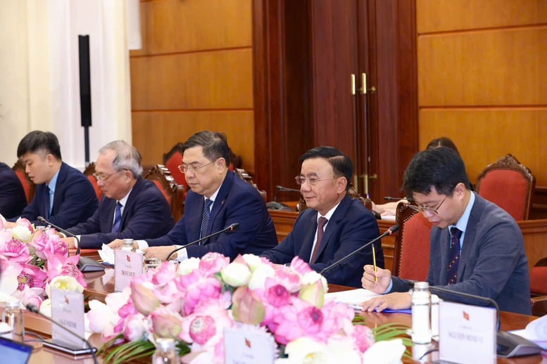 Thường trực Ban Bí thư Trần Cẩm Tú tiếp Đoàn đại biểu Đảng Cộng sản Nhật Bản- Ảnh 2.