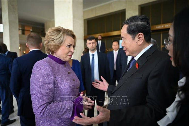 Chủ tịch Quốc hội Trần Thanh Mẫn gặp Trưởng đoàn các nước nhân dịp dự Hội nghị các Chủ tịch Quốc hội thế giới- Ảnh 3.