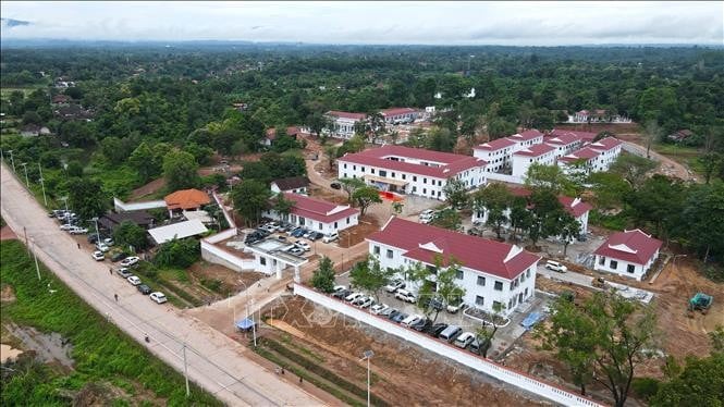 Trung tâm cai nghiện ma túy do Bộ Công an Việt Nam viện trợ cho Bộ Công an Lào. Ảnh: Đỗ Bá Thành/ PV TTXVN tại Lào