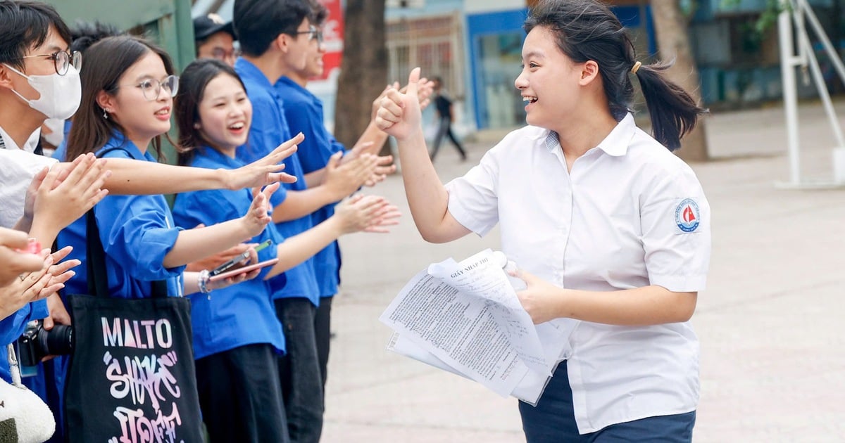 하노이, 10학년 입학시험 성적 발표
