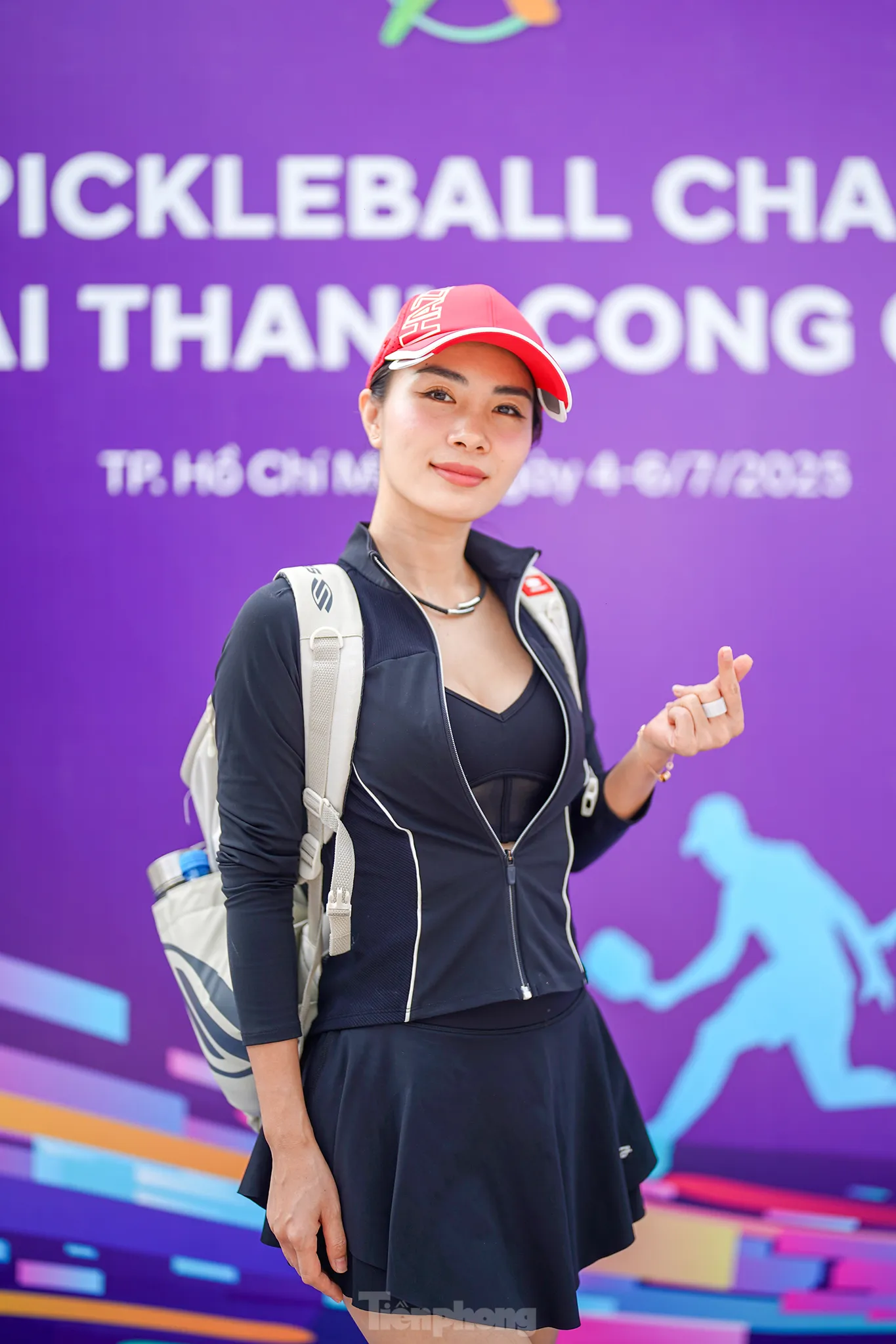 Nữ hoàng tốc độ Lê Nhàn khoe dáng tại giải Việt Nam Pickleball - Cúp Hyundai Thành Công 2025 ảnh 9