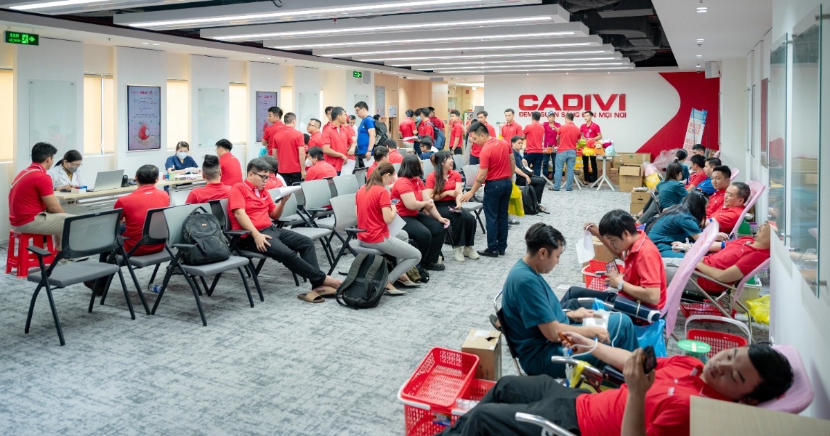 Tập đoàn GELEX tổ chức hiến máu tình nguyện nhân dịp kỷ niệm 35 năm thành lập