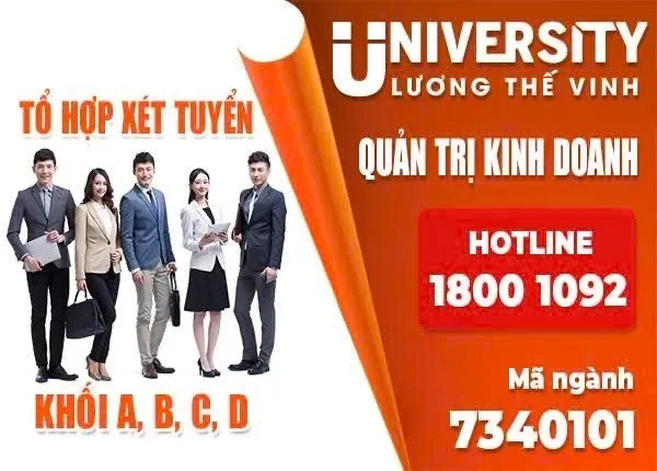 Xét tuyển Đại học ngành Quản trị Kinh doanh hệ chính quy năm 2025 ảnh 2