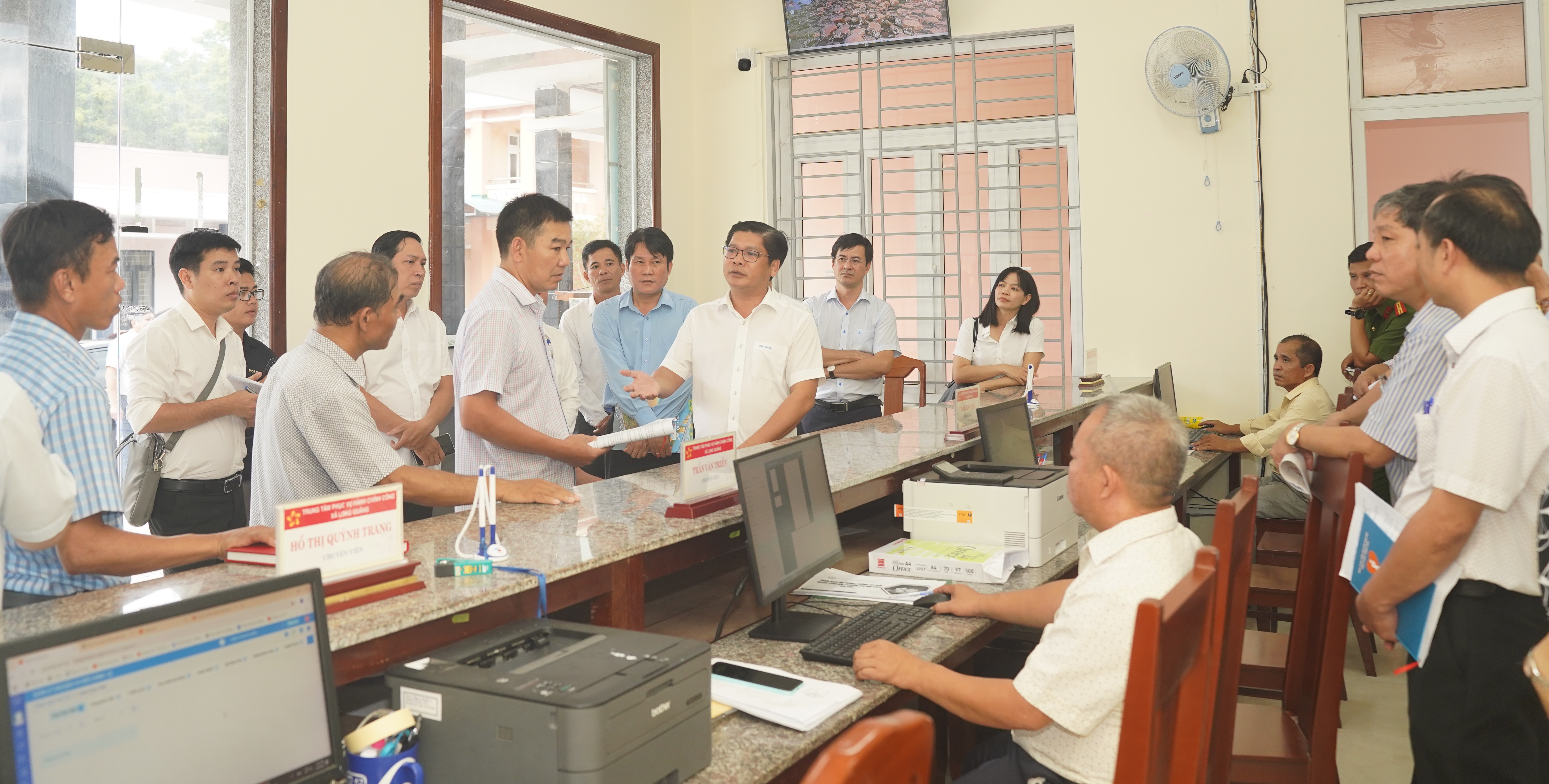Kiểm tra công tác vận hành chính quyền địa phương 2 cấp tại Long Quảng, Nam Đông, Khe Tre