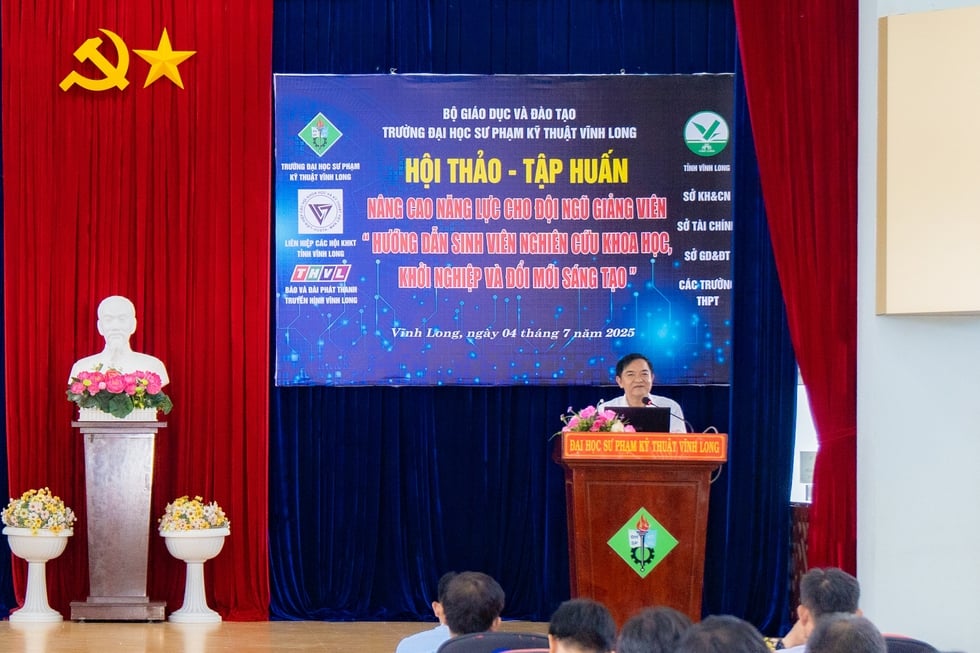 Nâng cao năng lực giảng viên ĐH về nghiên cứu khoa học–khởi nghiệp–đổi mới sáng tạo- Ảnh 2.