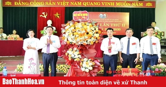 Party Congress of the Management Board of Investment Projects for Construction of Civil and Industrial Works in Thanh Hoa