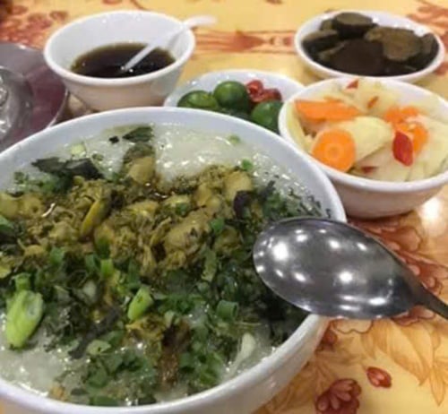 Cháo ấu tẩu.