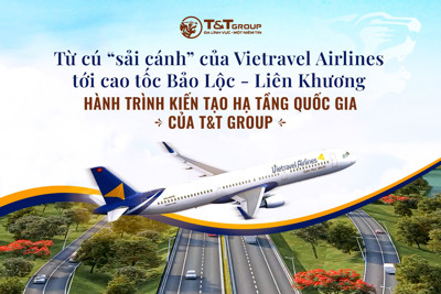 ពី "WINGSPREAD" នៃក្រុមហ៊ុនអាកាសចរណ៍ VIETRAVEL ទៅ BAO LOC - LIEN KHUONG HIGHWAY៖ ដំណើររបស់ T&T GROUP ដើម្បីបង្កើតប្រទេស