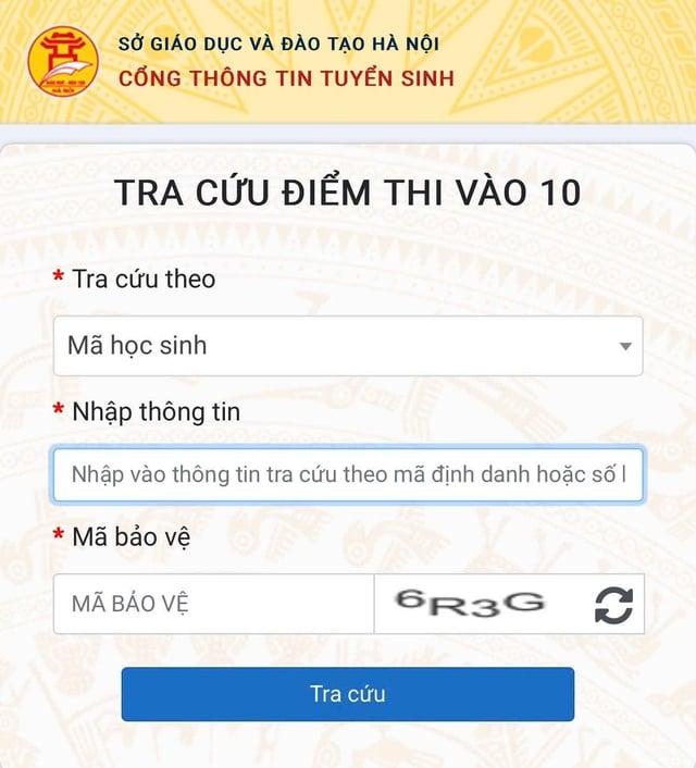 Hà Nội công bố điểm thi vào lớp 10 năm 2025- Ảnh 1.