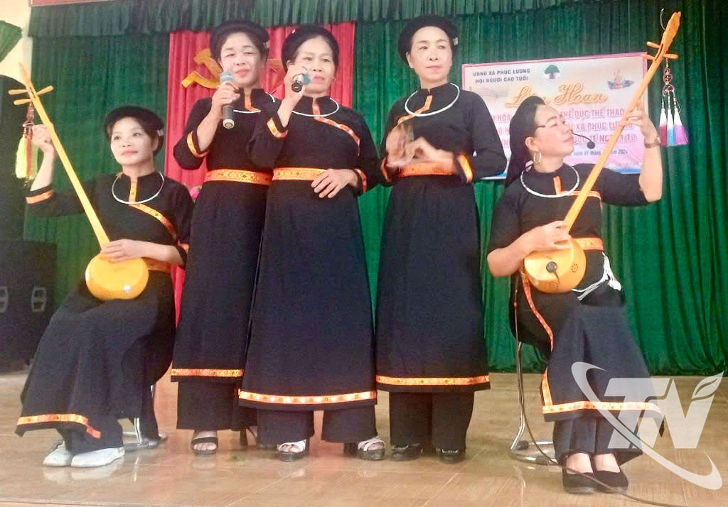 Thành viên câu lạc bộ biểu diễn hát Then, đàn Tính.
