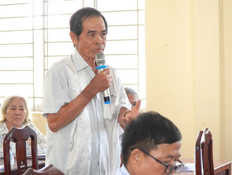 ឃុំ Can Giuoc បាន​ប្រកាស​សេចក្តី​សម្រេច​អនុម័ត​គម្រោង​សំណង​សម្រាប់​ការ​សាងសង់​ស្ពាន និង​ផ្លូវ​ចូល​ទៅ​កាន់​ស្ពាន​លើ​ផ្លូវ​ខេត្ត​លេខ ៨២៧E។