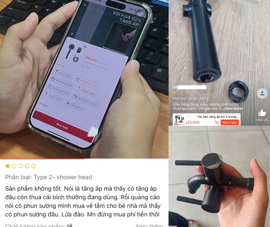 Không ít người tiêu dùng trót tin những lời quảng cáo hoa mỹ và thất vọng khi nhận về sản phẩm kém chất lượng.