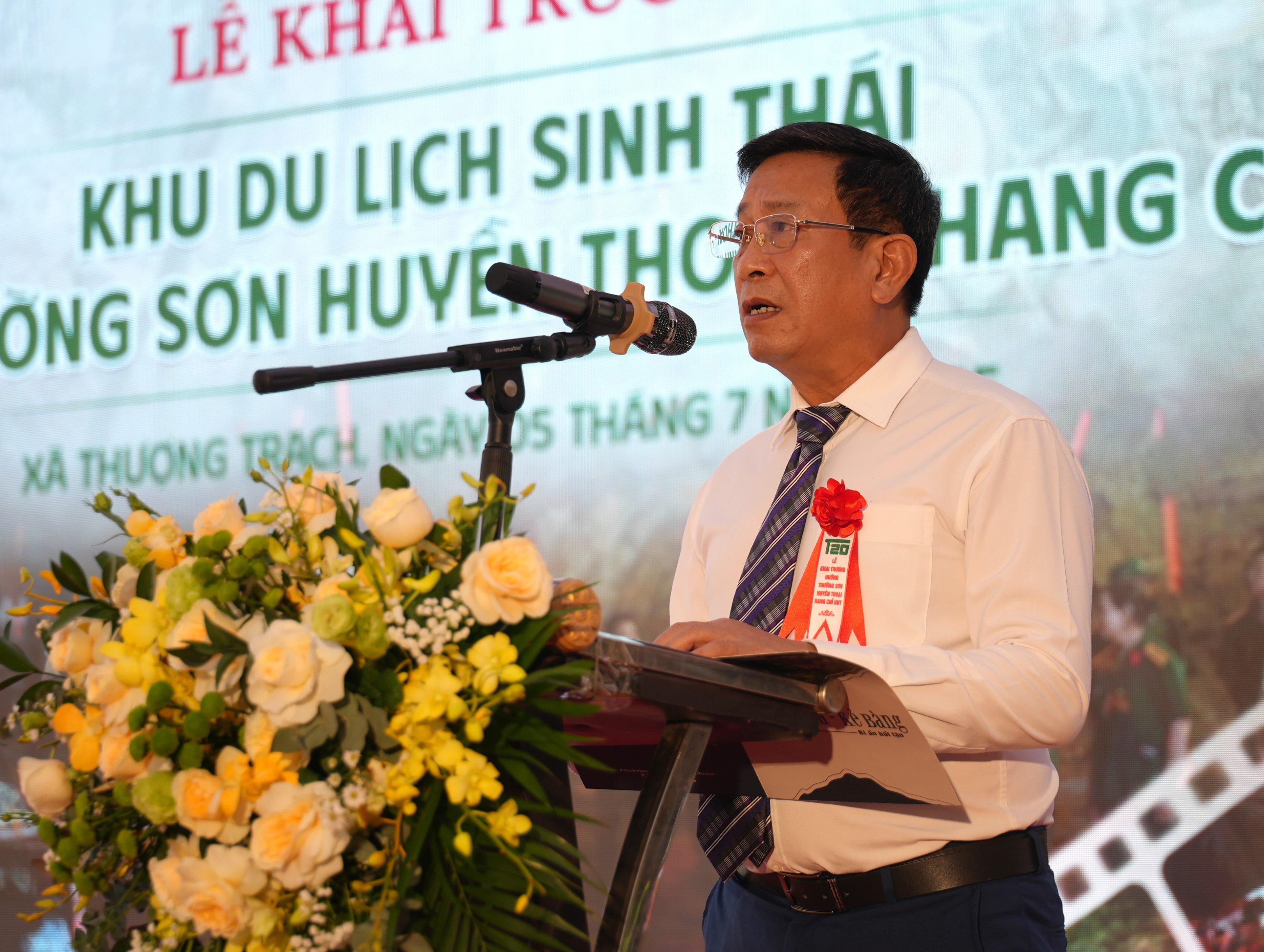 Khai trương khu du lịch sinh thái “Đường Trường Sơn huyền thoại - Hang Chỉ Huy”