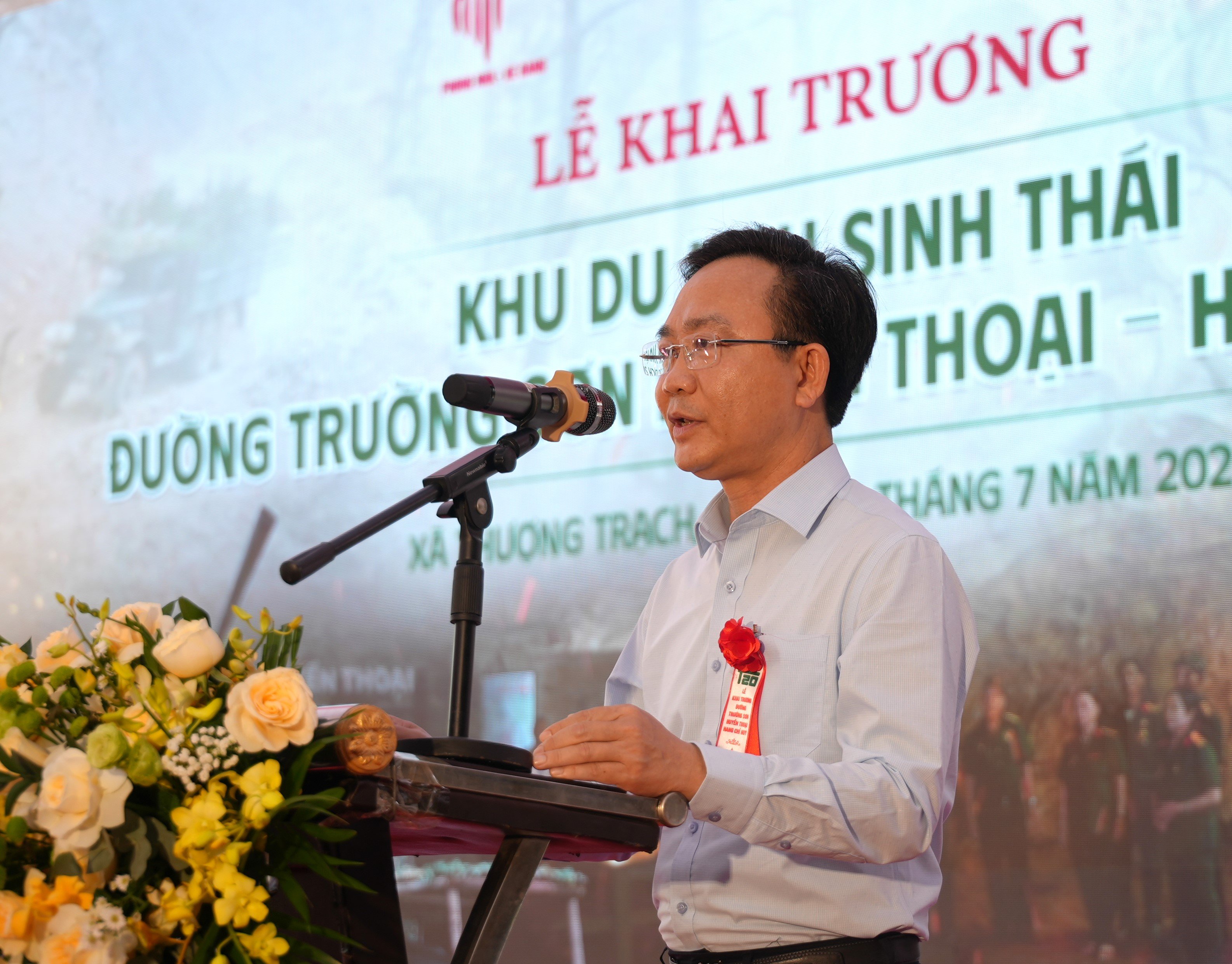 Khai trương khu du lịch sinh thái “Đường Trường Sơn huyền thoại - Hang Chỉ Huy”