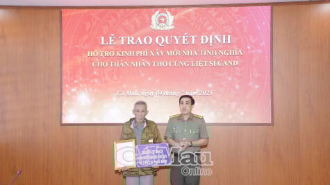 Mái ấm nghĩa tình cho thân nhân liệt sĩ CAND