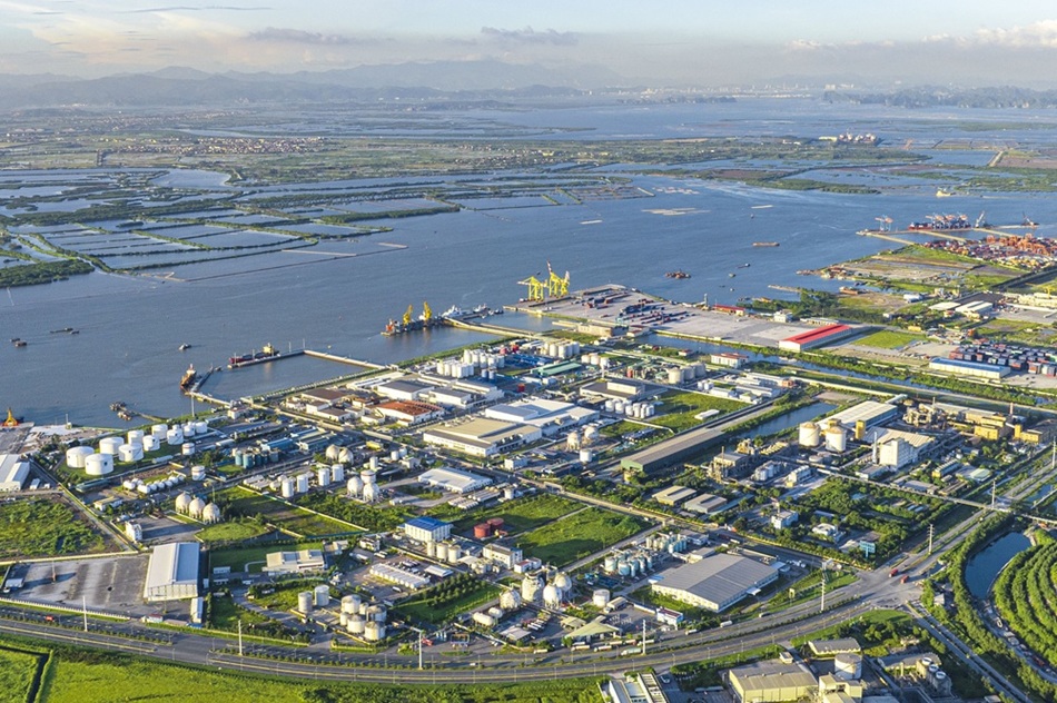 DEEP C Industrial Park Complex (in Dinh Vu - Cat Hai Economic Zone) has become a prestigious brand of industrial parks in Northern Vietnam. Photo: Quoc Huy