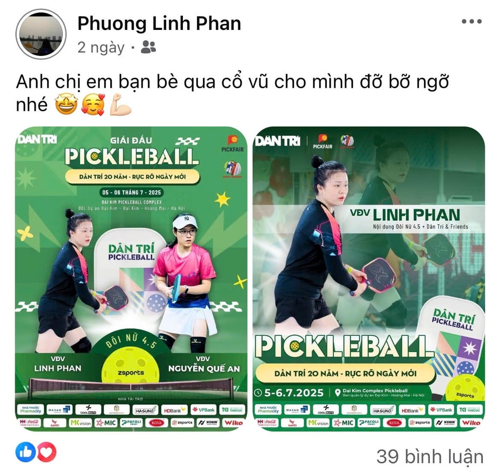 Đôi nữ VĐV tiết lộ bí quyết giành chức vô địch giải pickleball báo Dân trí - 1