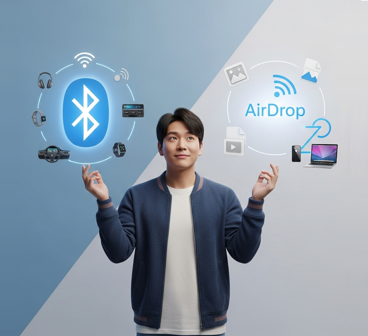 Bluetooth và AirDrop: Tưởng giống, hóa ra không - Ảnh 1.