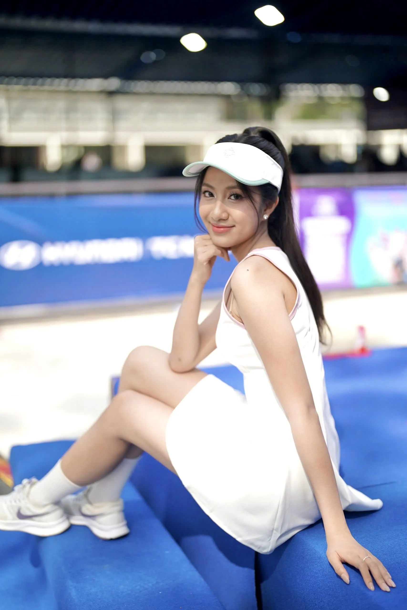 Cận nhan sắc Hoa hậu Hà Trúc Linh trên sân giải Vô địch Pickleball Việt Nam 2025 ảnh 11