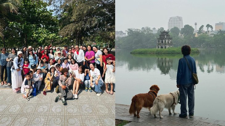 Bình Bông Bụp cùng hai 'bạn' chó rong ruổi khắp Việt Nam  cảnh đẹp quên lối về - Ảnh 4.