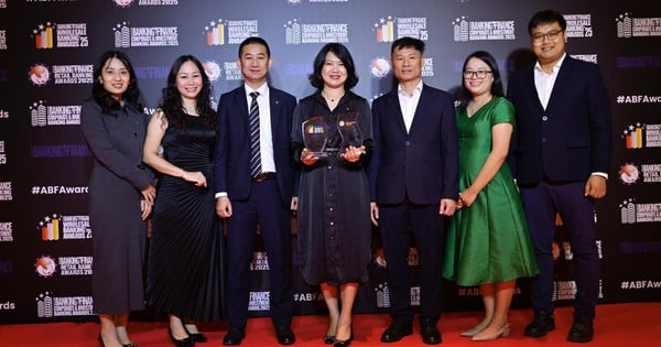 ធនាគារ Vietcombank ទទួលបានពានរង្វាន់ធនាគារ និងហិរញ្ញវត្ថុអាស៊ីឆ្នាំ 2025 យ៉ាងល្អឥតខ្ចោះសម្រាប់ការគ្រប់គ្រងហានិភ័យ