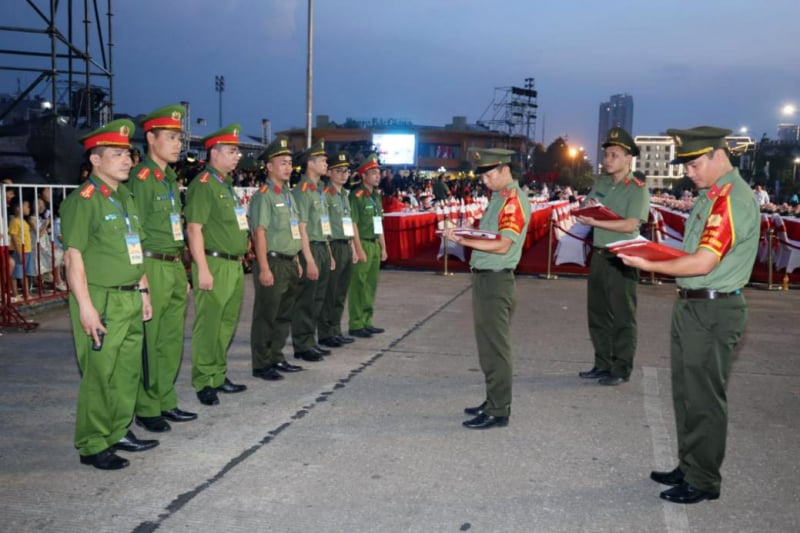 Bảo đảm an ninh, an toàn Chương trình nghệ thuật chào mừng thành lập tỉnh Bắc Ninh mới -0