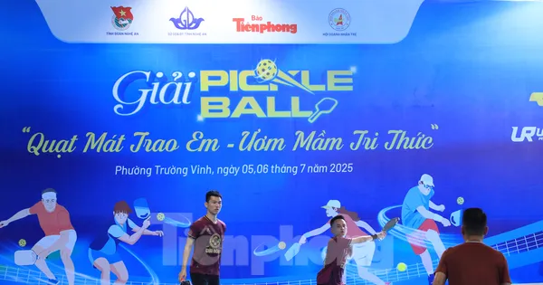 អត្តពលិកជាង 300 នាក់បានចូលរួមការប្រកួត Pickleball "Fanning for children - Nurturing knowledge"