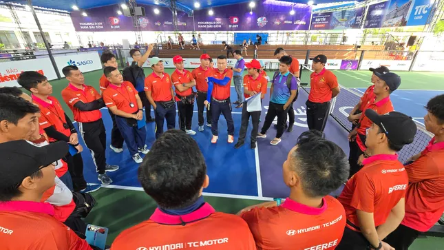 Ngày thứ hai Giải Pickleball Việt Nam - Cúp Hyundai Thành Công 2025: Xác định nhiều cặp chung kết ảnh 70