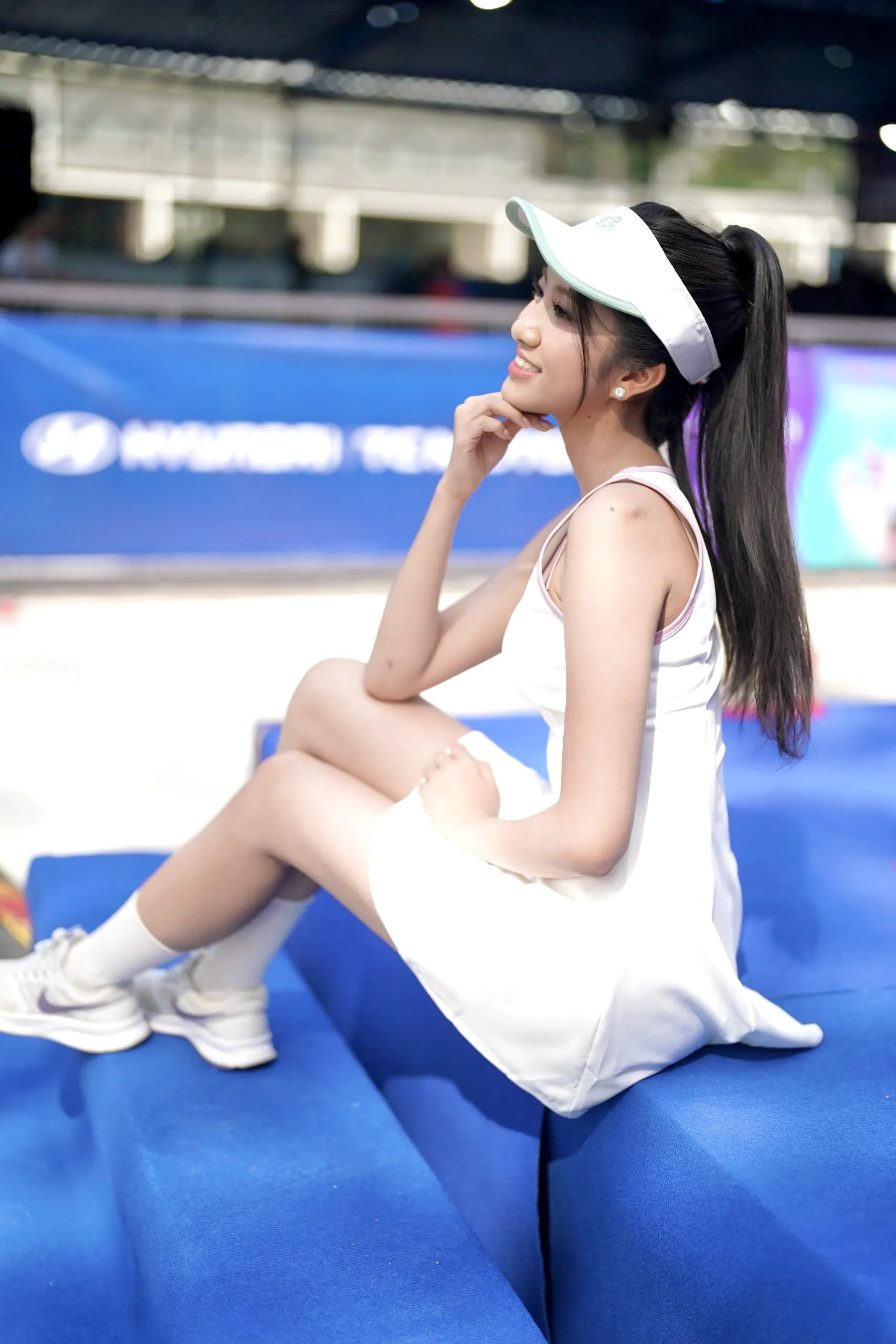 Cận nhan sắc Hoa hậu Hà Trúc Linh trên sân giải Vô địch Pickleball Việt Nam 2025 ảnh 8