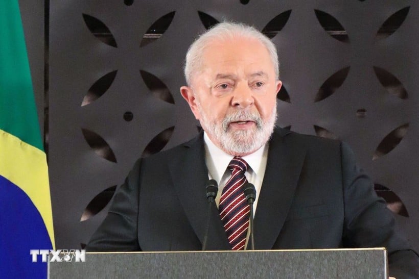 Tổng thống Brazil Lula da Silva. (Ảnh: Kyodo/TTXVN)