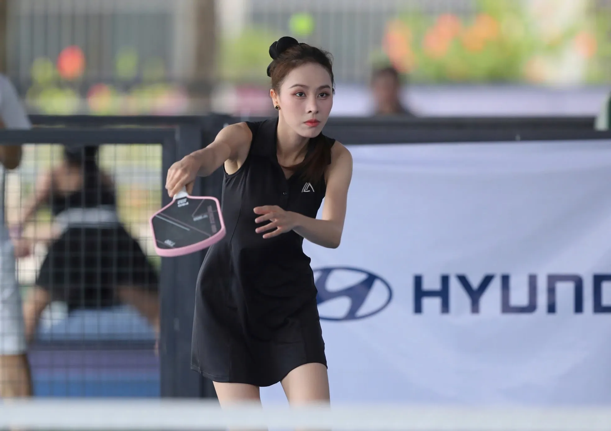 Á hậu Ngọc Hằng, Emma Lê dậy từ 3h sáng chuẩn bị thi đấu ở Giải Vô địch Pickleball Vietnam ảnh 10