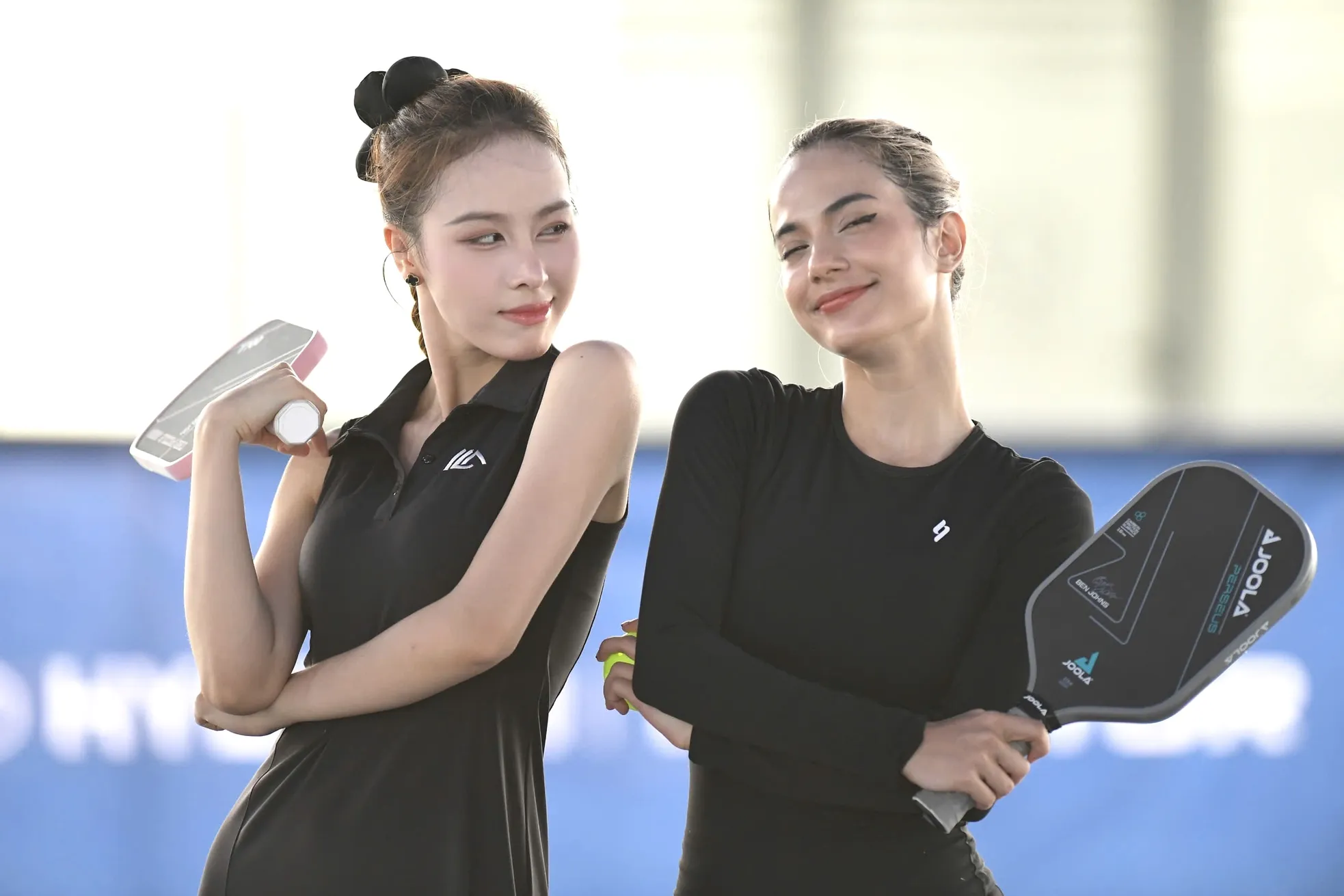 Á hậu Ngọc Hằng, Emma Lê dậy từ 3h sáng chuẩn bị thi đấu ở Giải Vô địch Pickleball Vietnam ảnh 3