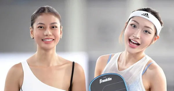 Đỗ Thị Hà và dàn người đẹp thi đấu ngày cuối ở Giải Vô địch Pickleball Việt Nam
