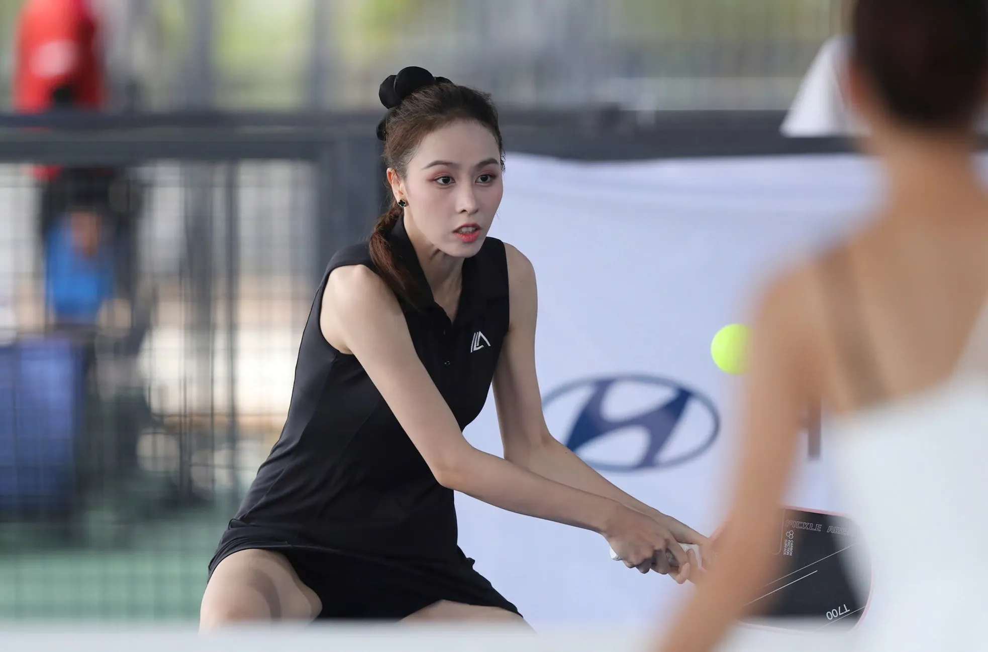 Đỗ Thị Hà và dàn người đẹp thi đấu ngày cuối ở Giải Vô địch Pickleball Việt Nam ảnh 22