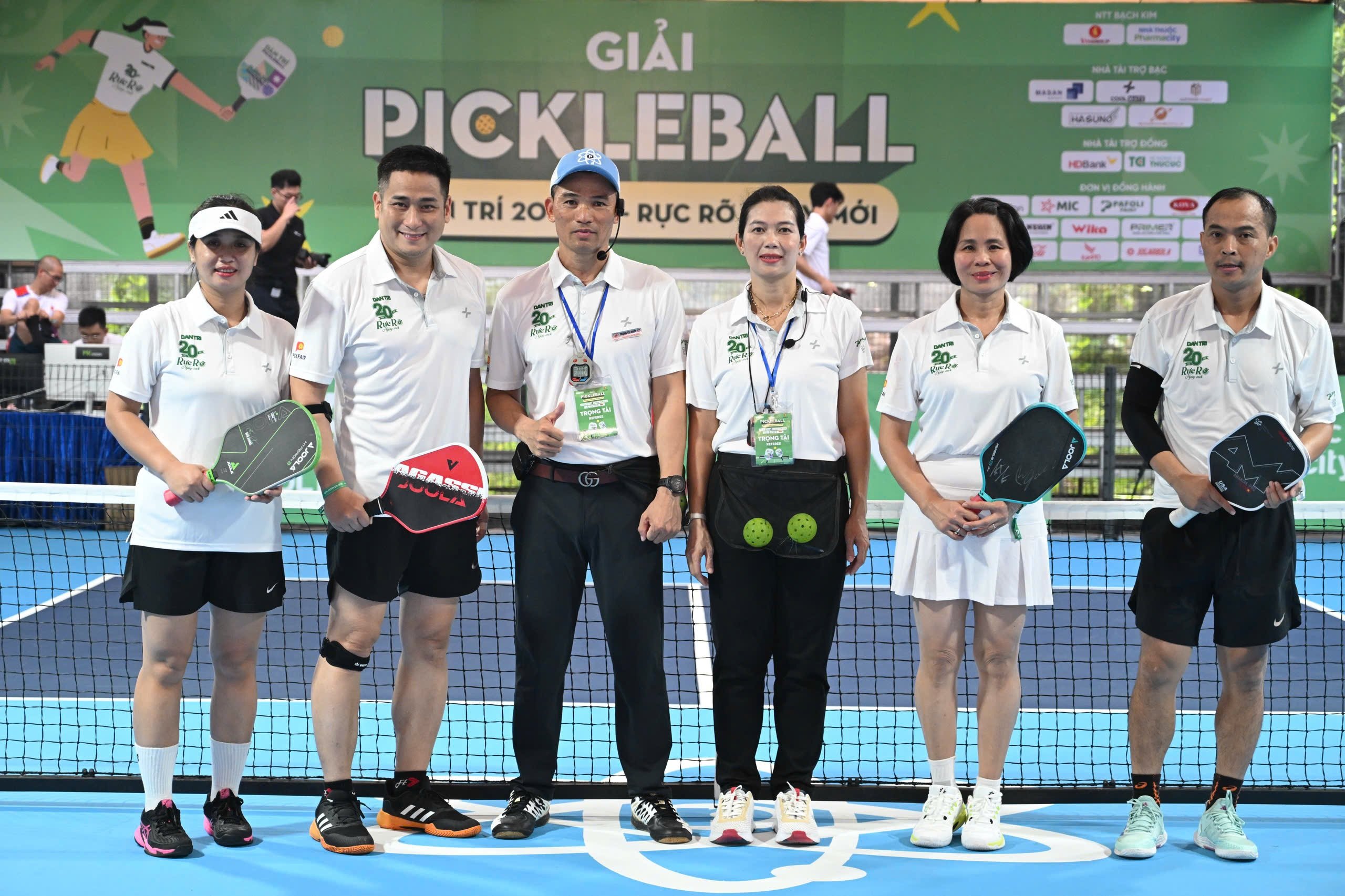 Những điều đặc biệt trong ngày thi đấu đầu tiên giải pickleball báo Dân trí - 5